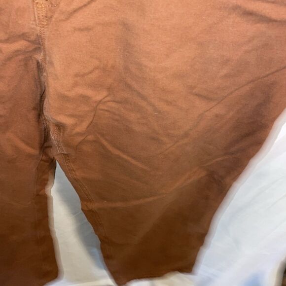 Duluth Flex Fire Hose Men’s Work Pants Size 42x30 Light Brown Outdoors Comfort - Picture 7 of 12